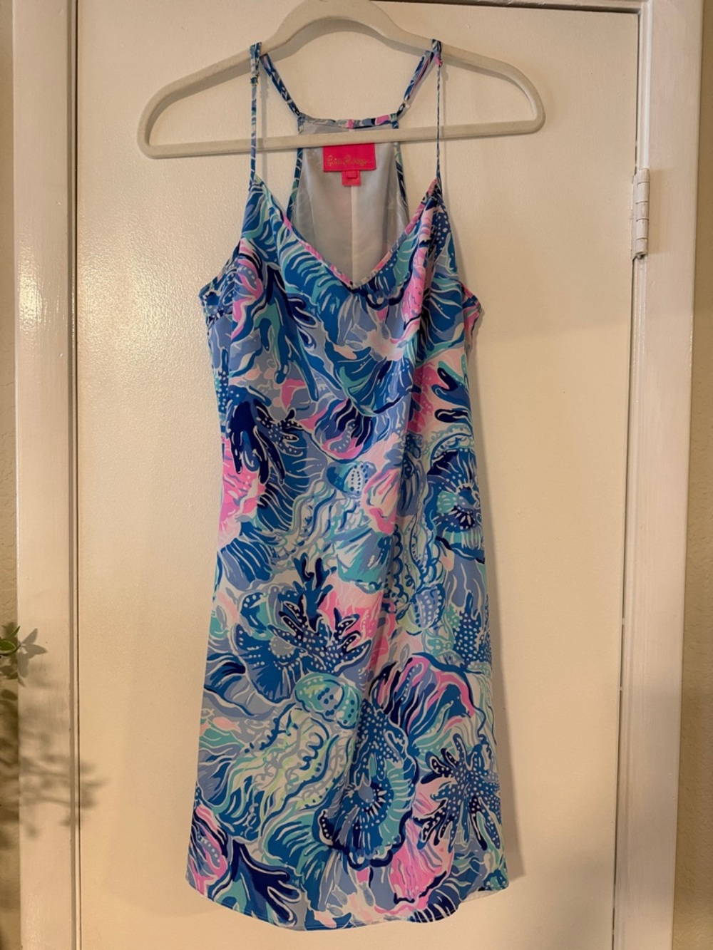 Lilly Pulitzer Womenms Blue & Pink Sun Dress